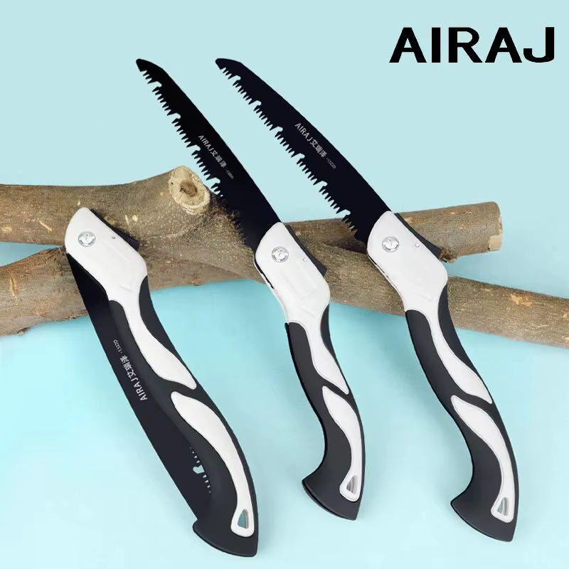 Scie à main pliante multifonctionnelle pour l'extérieur, scie à bois pliante portable pour l'élagage