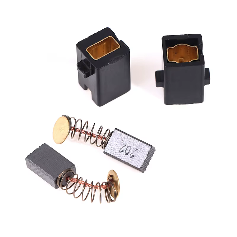 1 paire de balais de charbon avec support pour pièces de rechange pour perceuse à percussion TSB1300