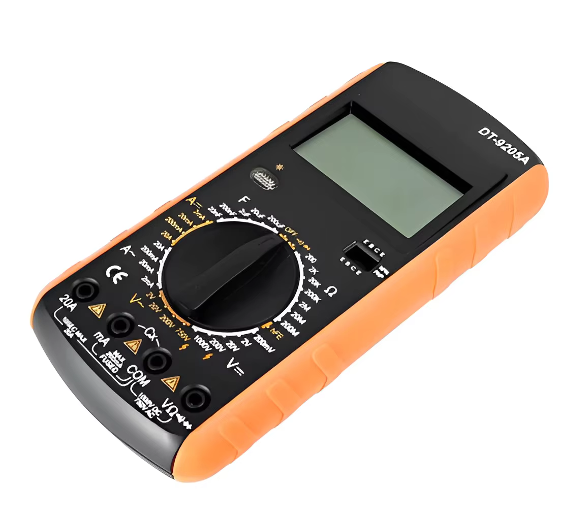 Multimètre numérique portable professionnel C/capimètre E Beep Bateria Cabo TesteMediction Display -