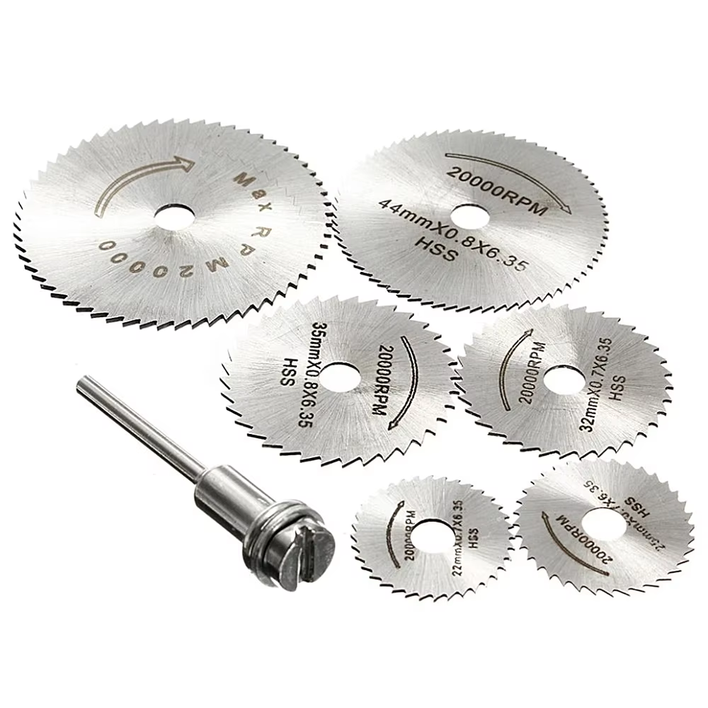 Lame de scie circulaire HSS, outil rotatif pour coupe-métal Dremel, ensemble d'outils électriques, d
