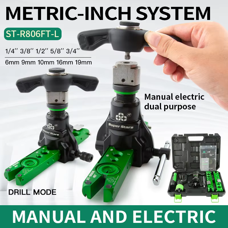 DSZH ST-R806FT 806A Cuivre Tuyau Expander Set Climatiseur MeaccelerReamer Flare Outil Tuyau Évasemen