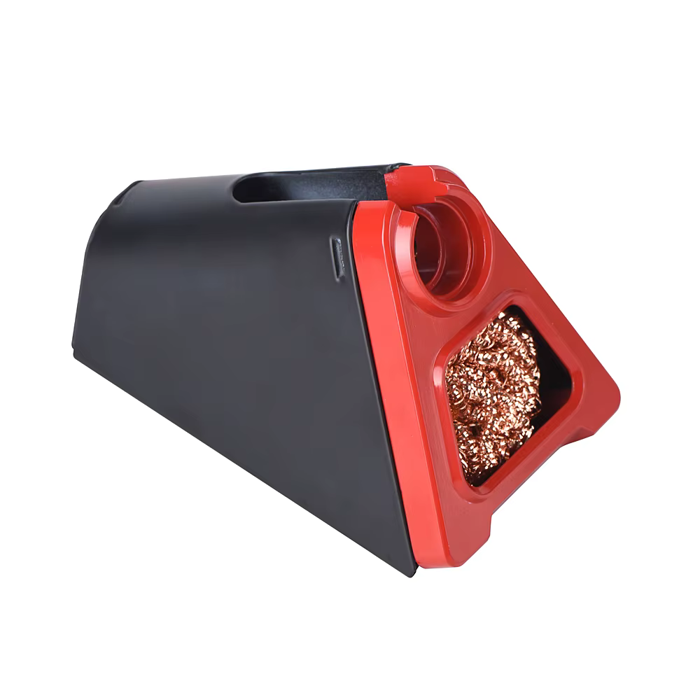 JCD 820 support de fer à souder électrique en alliage d'aluminium avec boule de cuivre de nettoyage 