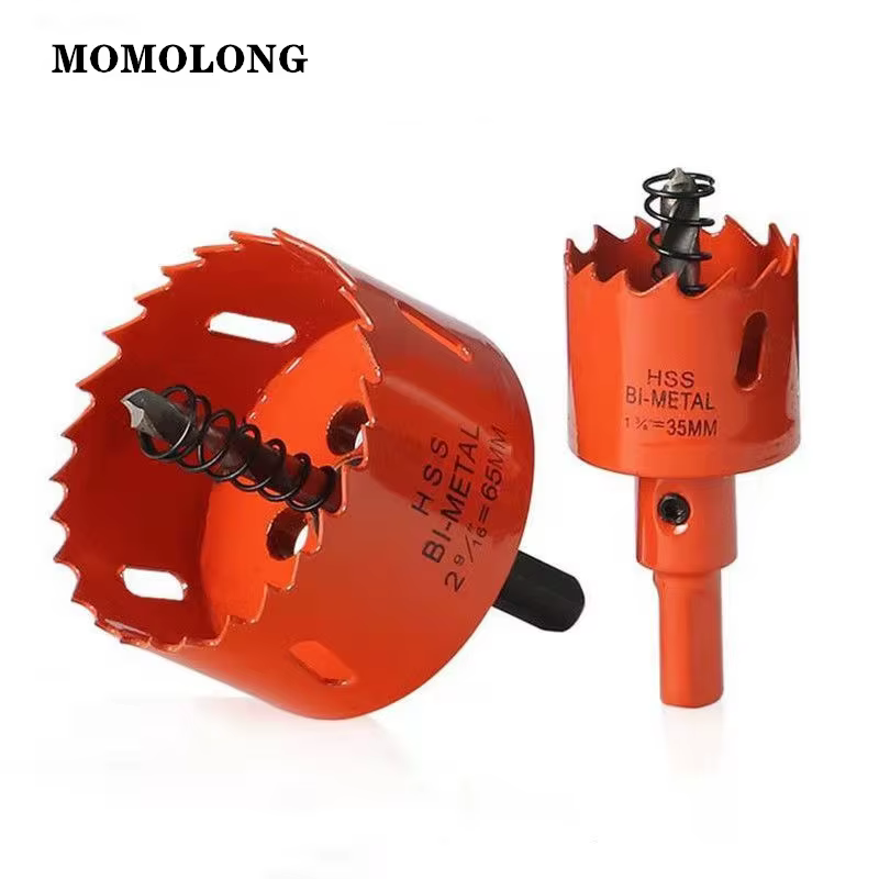 Scie cloche M42 en acier HSS, 16 à 200mm, bi-métal, outils de menuiserie pour le bois, l'acier et le