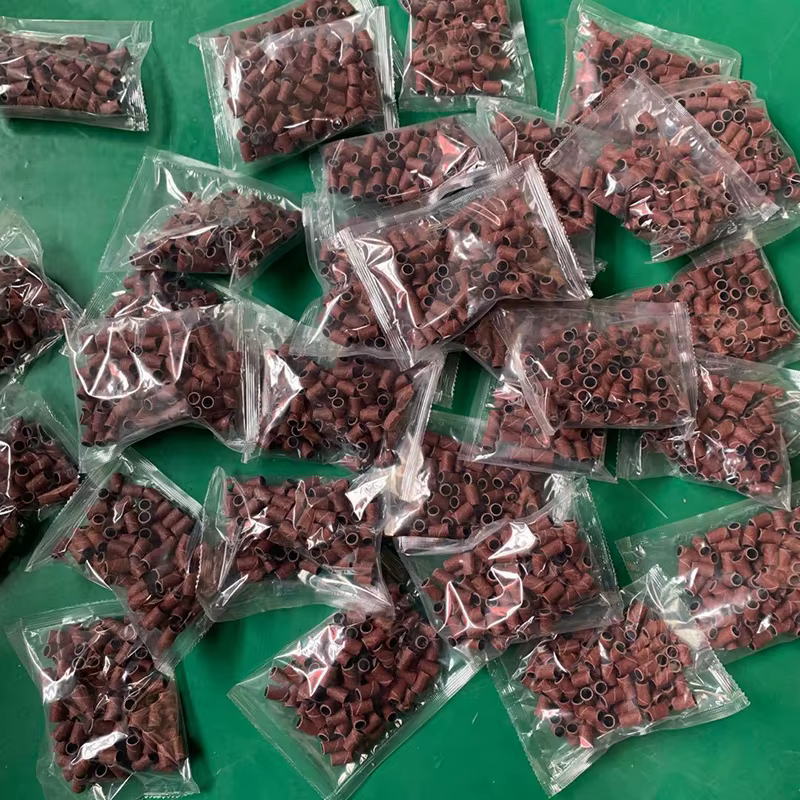 Kit de ponçage à tambour de 1/4 "6.35MM + 2 mandrins à bande, outil rotatif à tige de 1/8", forets à