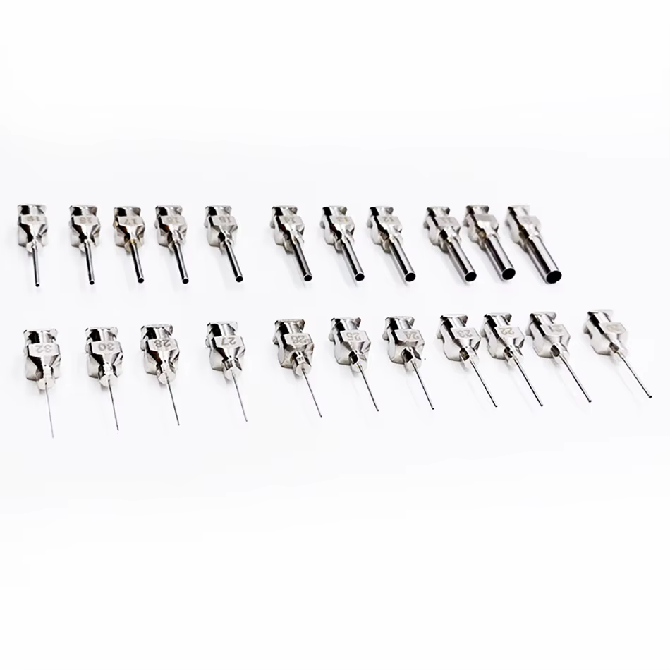 Aiguilles de distribution de 1/2 pouces, 12 pièces, 8 9 10 11 12 13 14 15 16 17 19 20-30g, seringue 