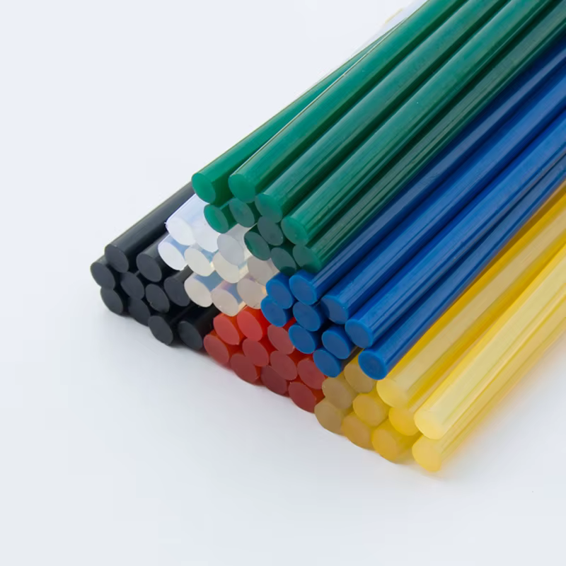 Bâton de colle de couleur 10 pièces 7/11x270mm (vert: 200mm) bâton de colle thermofusible 7mm/11mm d