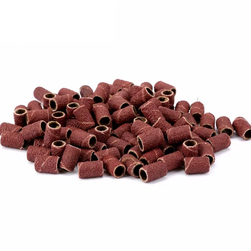Kit de ponçage à tambour de 1/4 "6.35MM + 2 mandrins à bande, outil rotatif à tige de 1/8", forets à