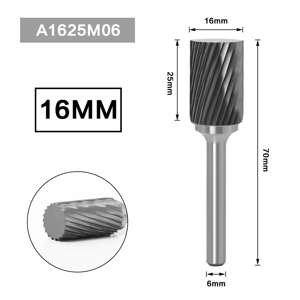 Fraise en carbure de tungstène pour dessin métallique, outil rotatif, bavure, gravure CNC, outils ab