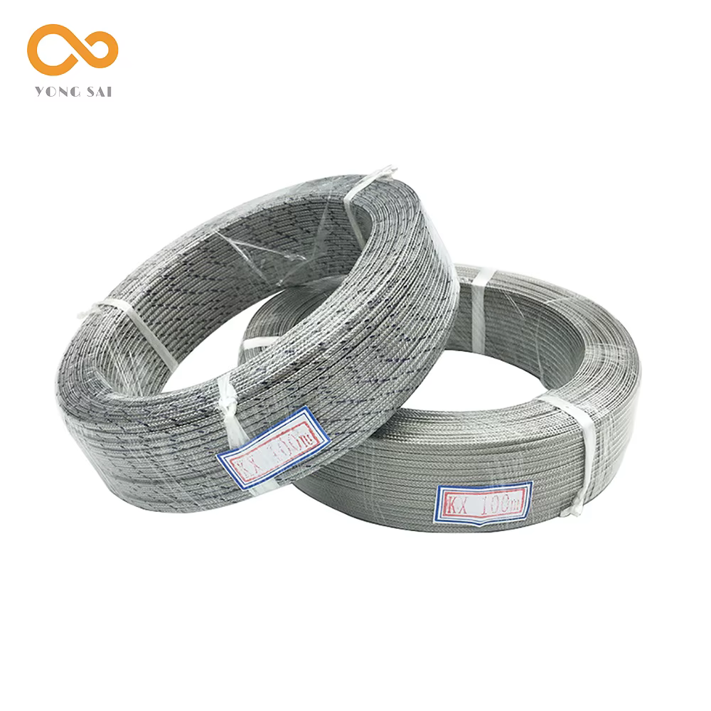 10M 20M 50m 100m K J PT100 Type 0-800 degrés 600 ℃ Fil blindé de compensation de ligne de mesure d
