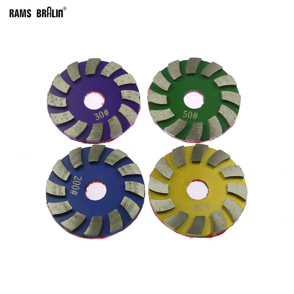 Disque de meulage à crochet et boucle de 90mm, 1 pièce, disque de rodage reconditionné en béton pour