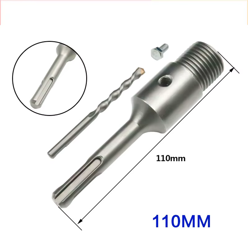 Scie cloche SDS pour béton 30-160 mm, foret électrique à noyau creux, tige de 110-530 mm, outil de p