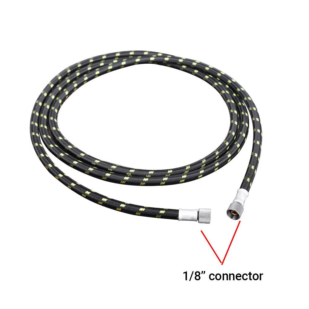 Tuyau d'aérographe tressé en Nylon professionnel avec raccord de taille Standard 1/8 "* 1.8 m(5.9 pi