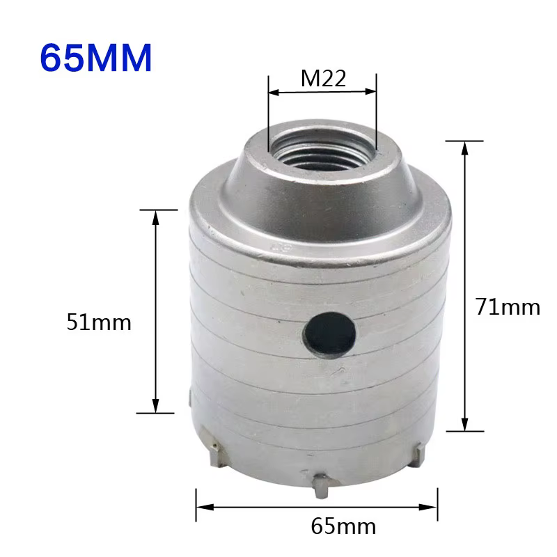 SDS scie cloche à béton 30-160mm foret à noyau creux électrique tige 110-530mm foret à noyau outil d