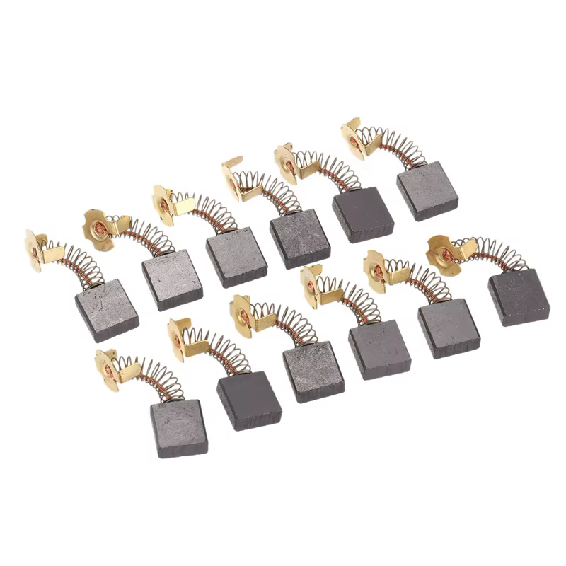 Brosse à charbon pour moteur électrique, outil pour uration 180, 18mm x 17mm x 7mm, 10 pièces