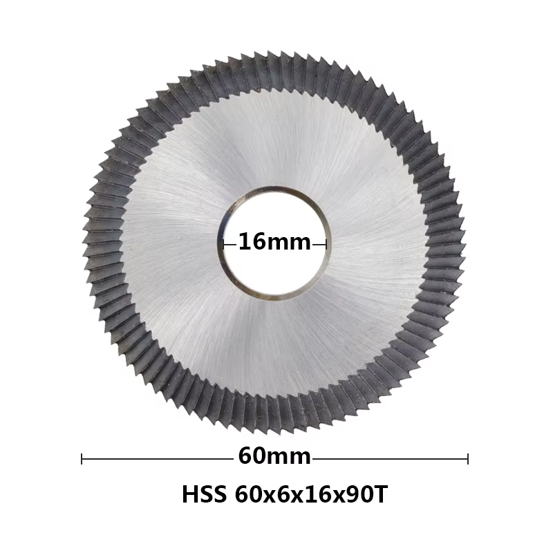 CMCP HSS 60x6x16x90T lame de coupe de clé pour toutes les machines à clés horizontales lame de coupe