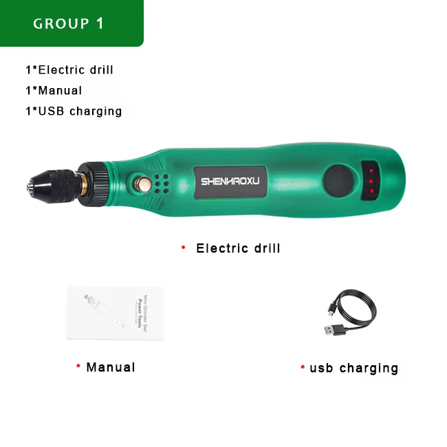 Mini perceuse sans fil 3,6 V, outils électriques, meuleuse, accessoires de tête de mandrin automatiq
