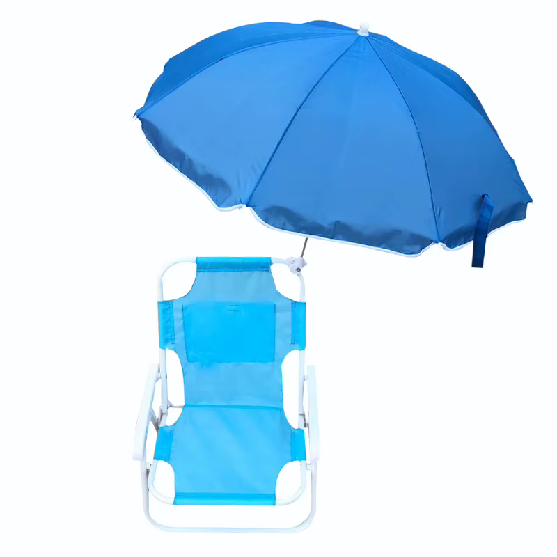 Chaises de plage et parapluies plage extérieure pliante multifonctionnelle chaises longues portables