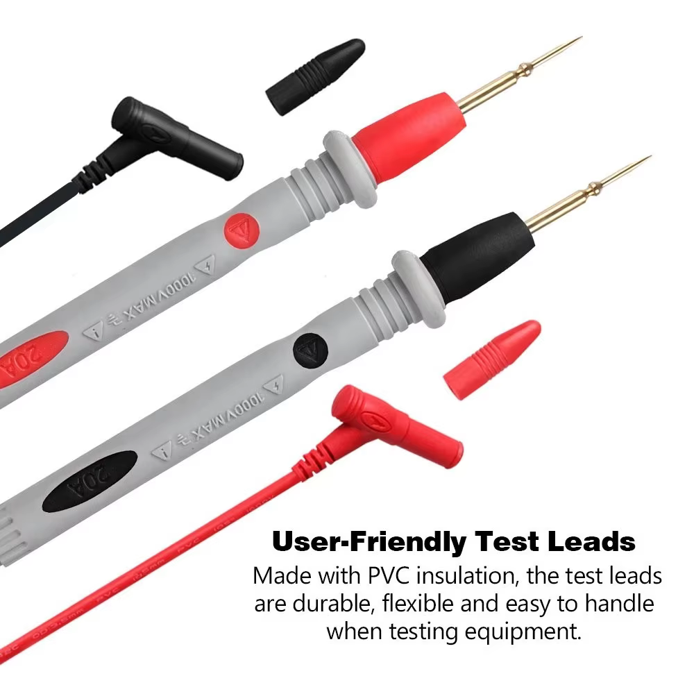 10A 20A 1000V sonde fils de Test broche pour multimètre numérique pointe d'aiguille multimètre teste