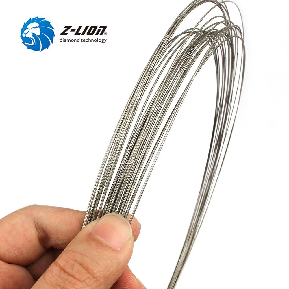 Scie à fil diamanté Z-LION D1mm, longueur 2m, électroplaquée, pour granit, marbre, bijoux, bois, sci
