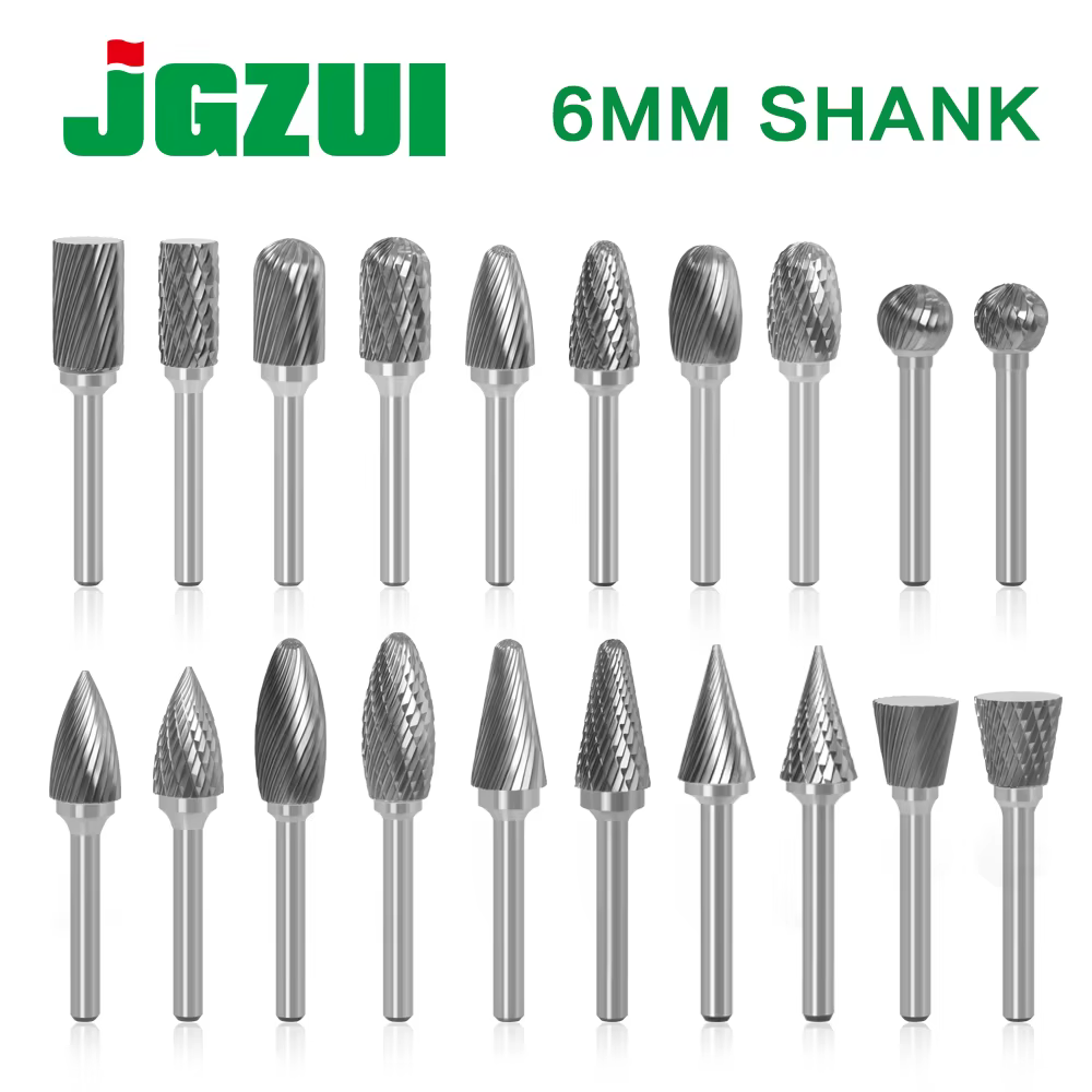 Fraise en carbure de tungstène pour dessin métallique, outil rotatif, bavure, gravure CNC, outils ab