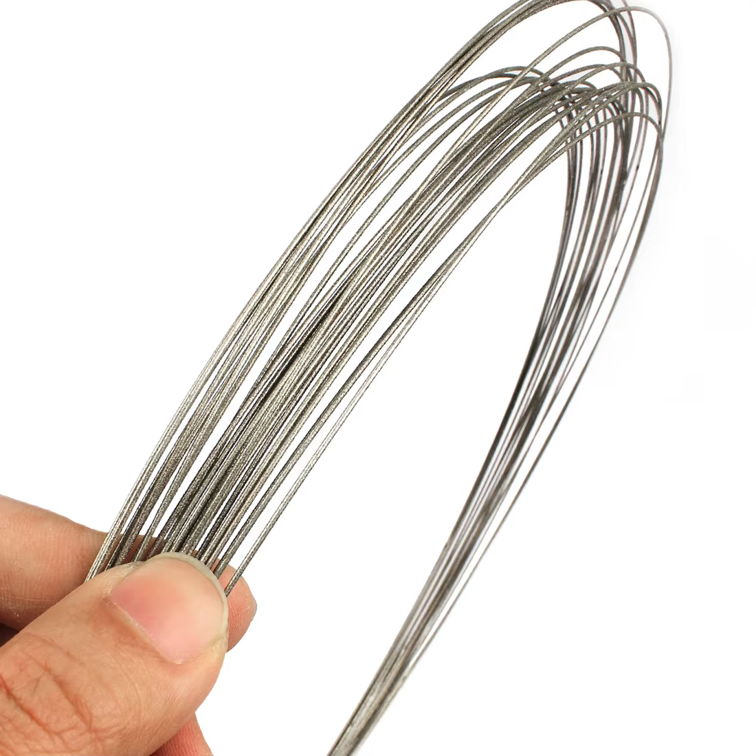 1.0mm 1M diamant fil scie galvanisé coping lame de scie bricolage galvanisé coping scie granit marbr
