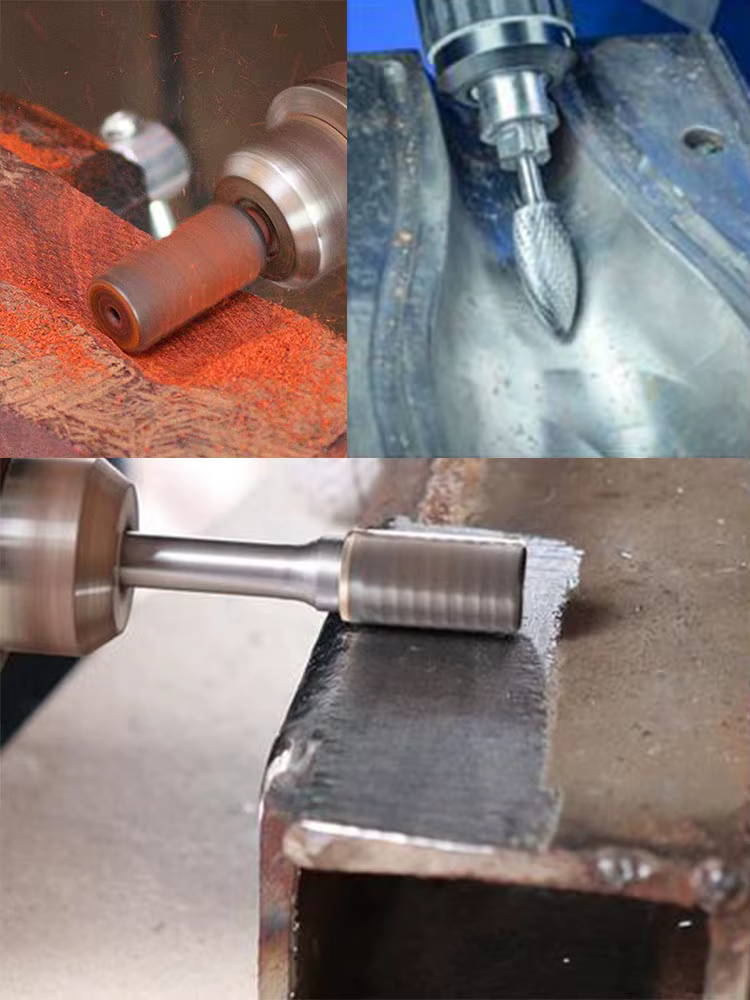 Fraise en carbure de tungstène pour dessin métallique, outil rotatif, bavure, gravure CNC, outils ab