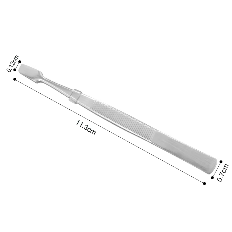 Pince à épiler professionnelle en acier inoxydable pour extension de cils, outils de maquillage, fou
