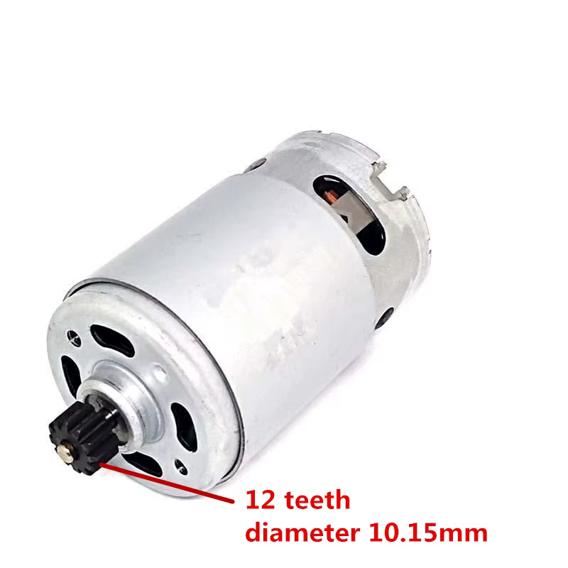 Moteur DC 12 dents 1607022587 Remplacement pour perceuse sans fil BOSCH, tournevis GSR 1800-Li GSR