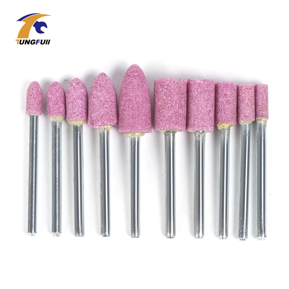 100 pièces/ensemble perceuse tête de meulage outil assortiment de pointe montée en céramique pour Dr