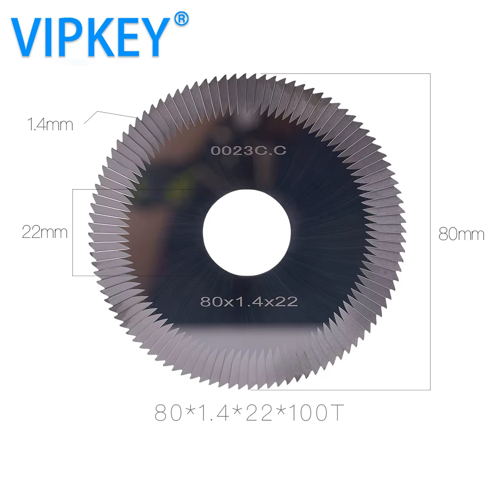 Mini lame de scie circulaire en carbure de tungstène, 80x1.4x22mm x 100T, 0023c