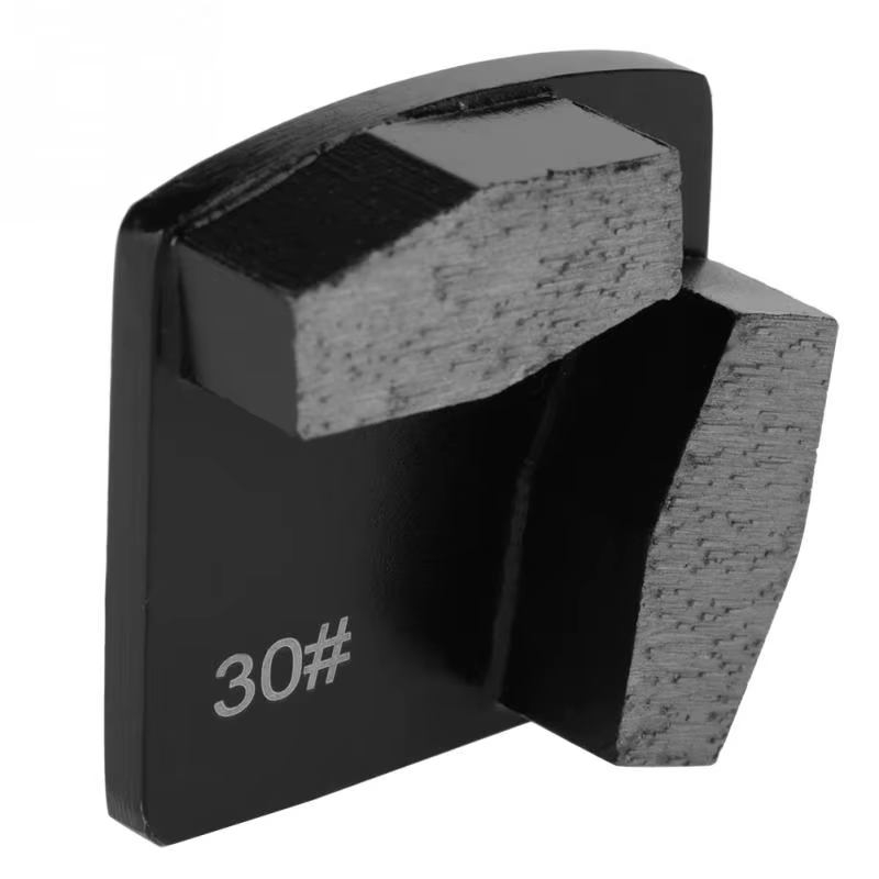 Tampon de meulage pour béton, disque de meulage, grain 30, assemblage moyen, ezoïde pour meuleuse de