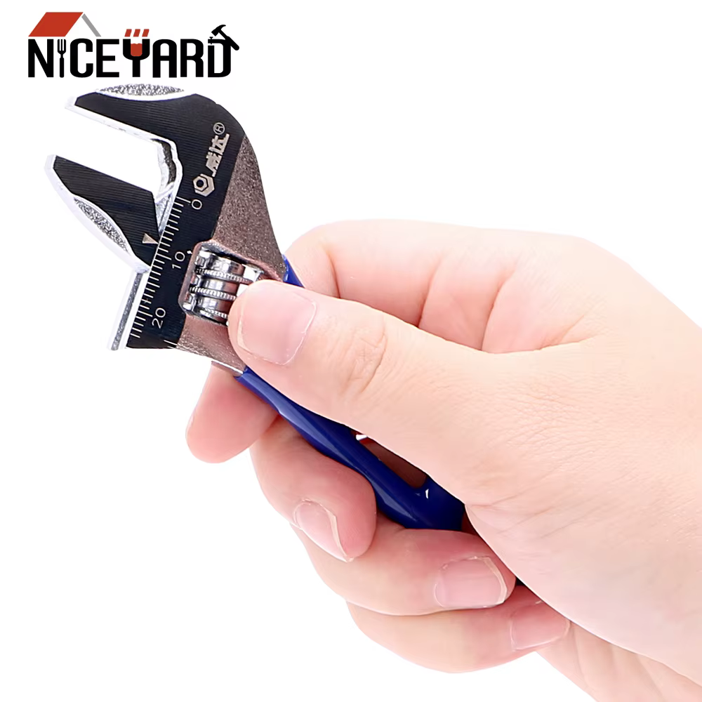 NICEYARD clé universelle Mini clé à écrou Maximum 24mm de diamètre clé réglable en acier inoxydable 