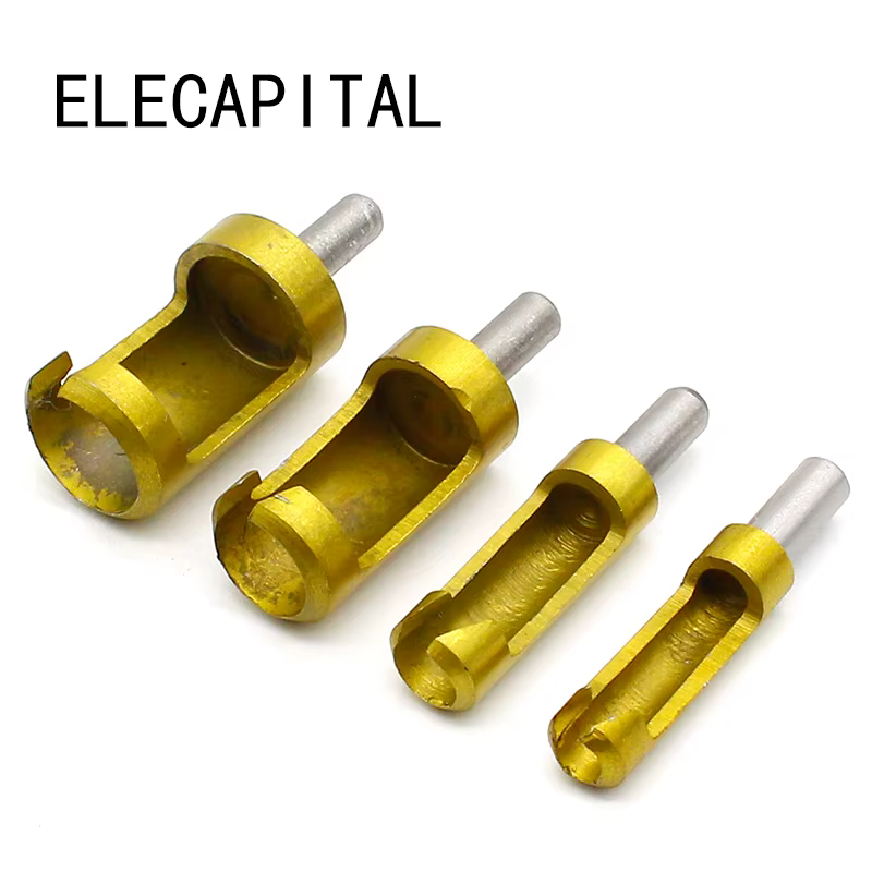 Tonneau liège perceuse bouchon Cutter foret, trou ennuyé, bois, tenon, scie cloche, outils de travai
