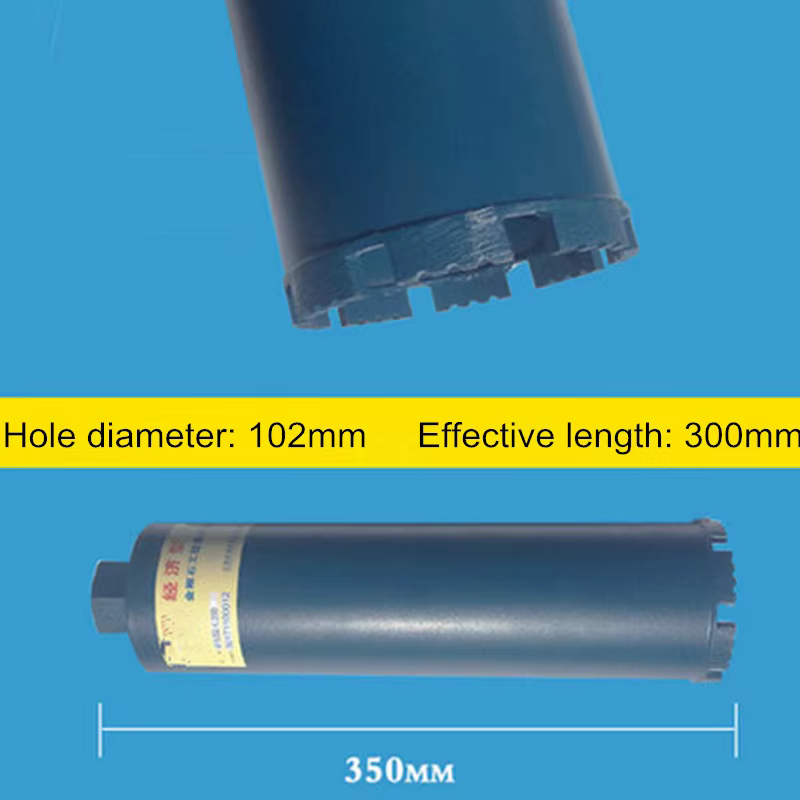 Foret à sec au diamant pour béton, perceuse à noyau pour l'installation de l'alimentation en climati