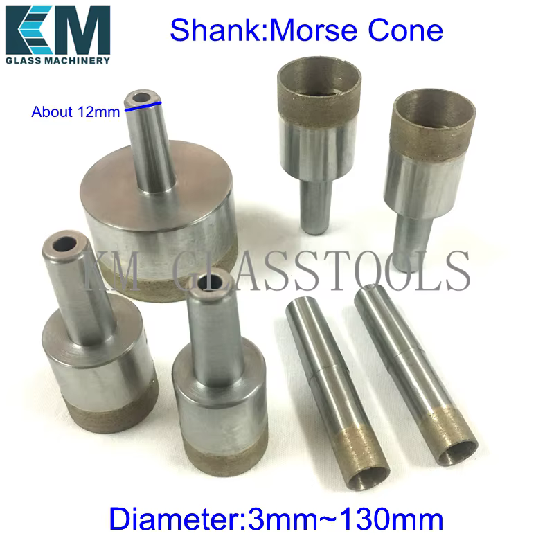Livraison gratuite! Diamètre du cône Morse : 3 mm ~ 130 mm. Forets à noyau de diamant fritté, pour p
