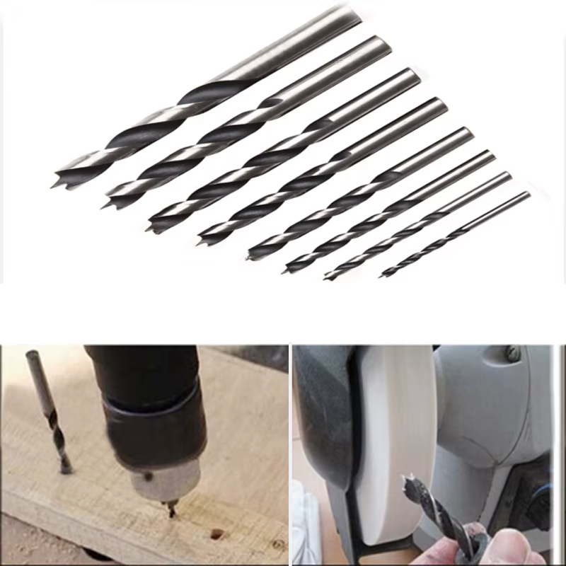 10 pièces de haute qualité HSS foret hélicoïdal à tige droite 0.3-3.5mm jeu de forets hélicoïdaux po