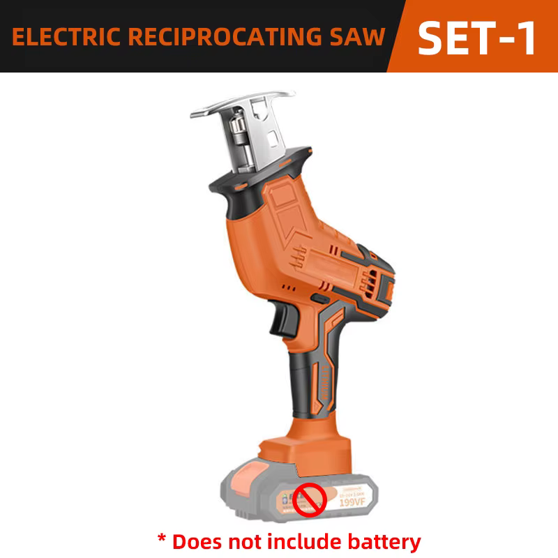 Scie Alternative Sans Fil Rechargeable, Multifonction, Batterie Ion Eddie en Option, 4 Pièces