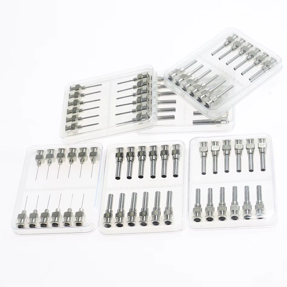 Aiguilles de distribution de 1/2 pouces, 12 pièces, 8 9 10 11 12 13 14 15 16 17 19 20-30g, seringue 
