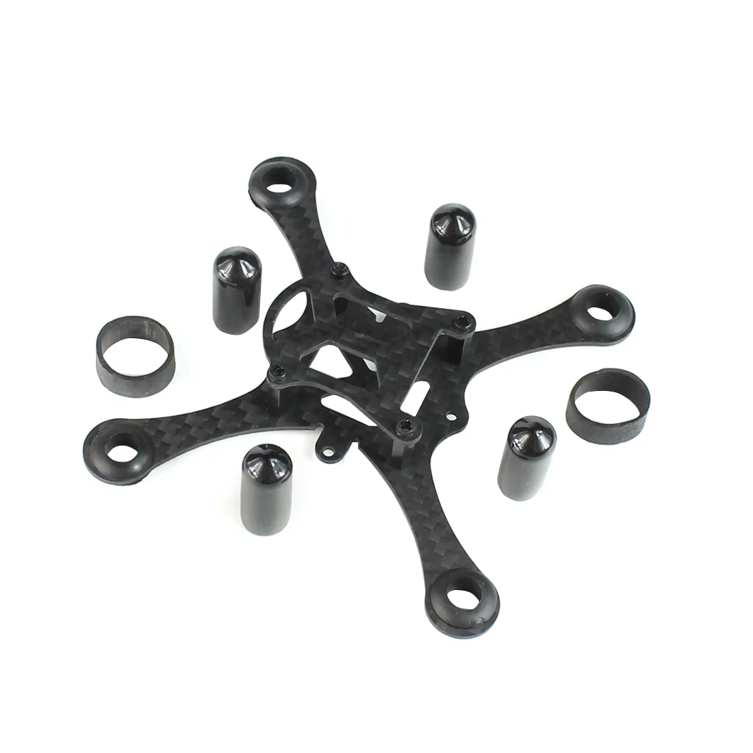 Feichao – support de tasse creux pour Mini quadrirotor brossé, Kit de cadre en Fiber de carbone avec