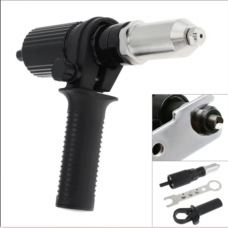 Pistolet à écrou électrique professionnel, Machine à tirer le noyau, accessoires de rivetage sans fi
