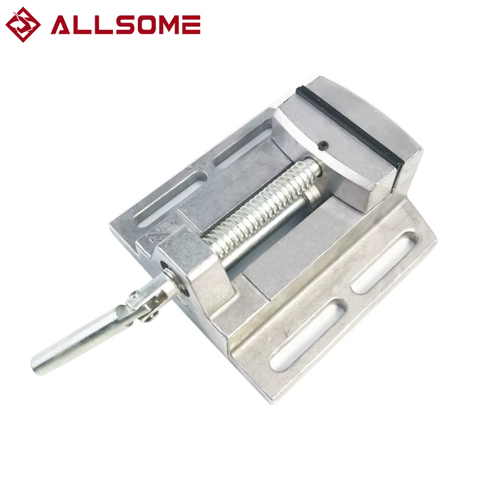 ALLSOME BG-6258 perceuse en aluminium presse étau pince plate Mini perceuse mandrin multi-outil pinc