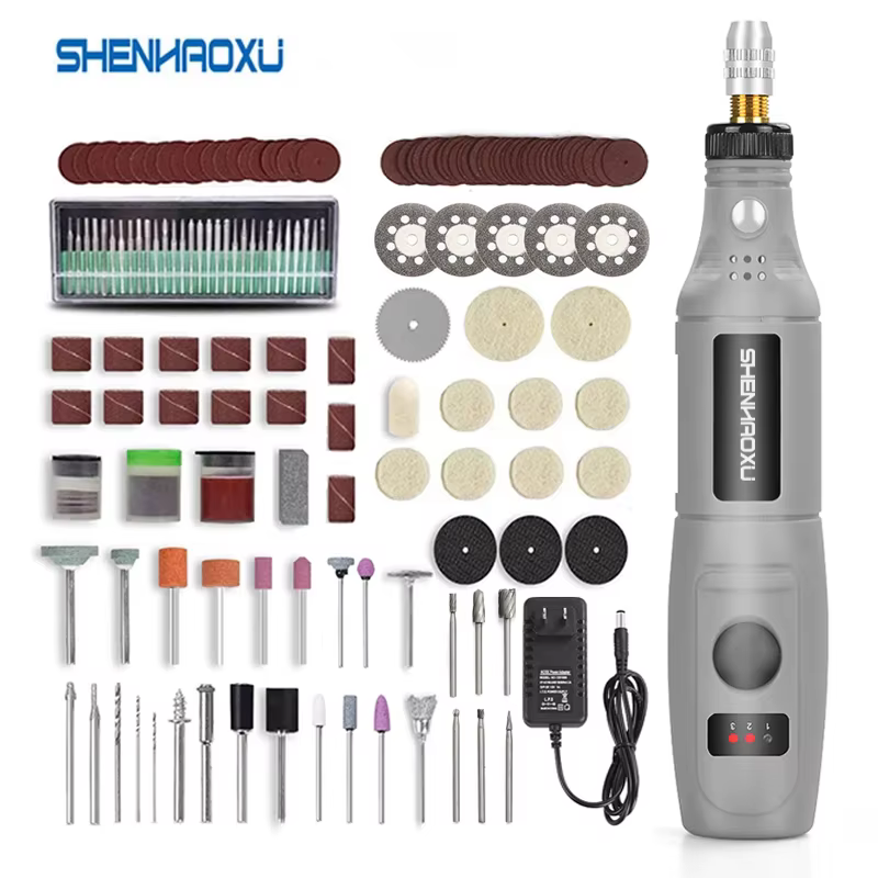 SHENHAOXU 100-240V Mini perceuse stylo de gravure Dremel-outils accessoires-ensemble meulage réglabl