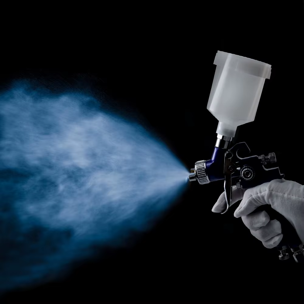 Pistolets de pulvérisation professionnels HVLP, buse 0.8/1.0mm, Mini pistolet de pulvérisation à tas