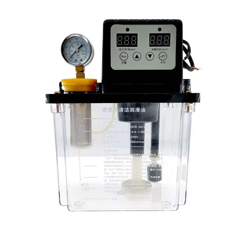 Pompe à lubrifiant 2L pompe à huile lubrifiante automatique Volt AC 220V CNC pompe de lubrification 