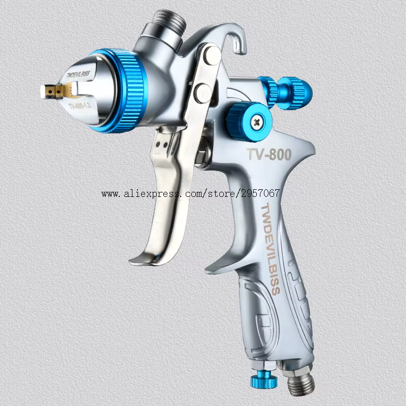 HVLP pistolet à peinture en aérosol pistolet de peinture de voiture alimentation par gravité désinfe