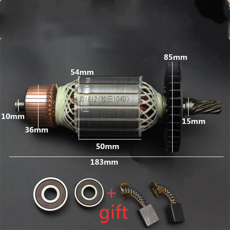 Rotor de scie en aluminium adapté à la machine de découpe Makita 1040, rotor à 9 dents, accessoires 