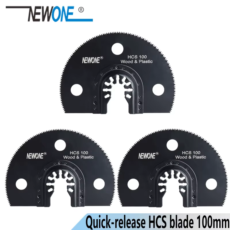 Lames de scie circulaire HCS NEWONE à changement rapide de 100 mm pour outils électriques oscillants
