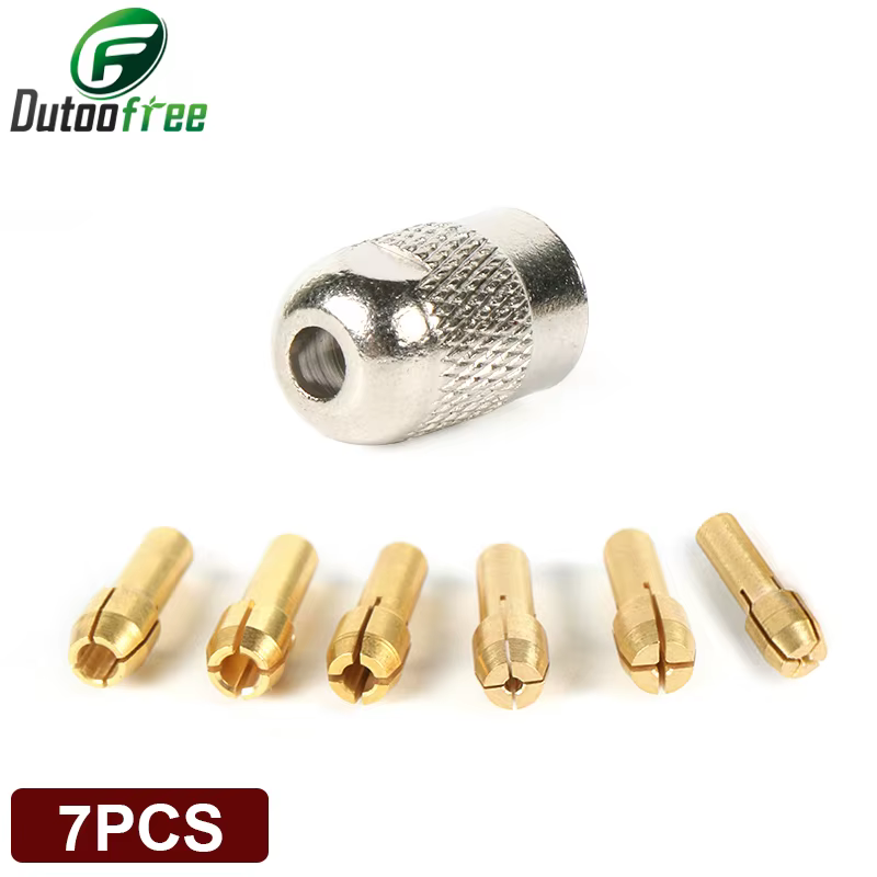 Kit de mandrin verrouillé à tête de forage, Mini perceuse, outil rotatif Dremel, ensemble d'accessoi