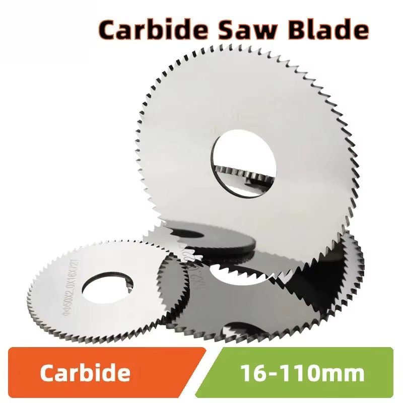 Lame de fraisage en acier au tungstène, lame de scie circulaire en carbure monobloc, fraise de frais