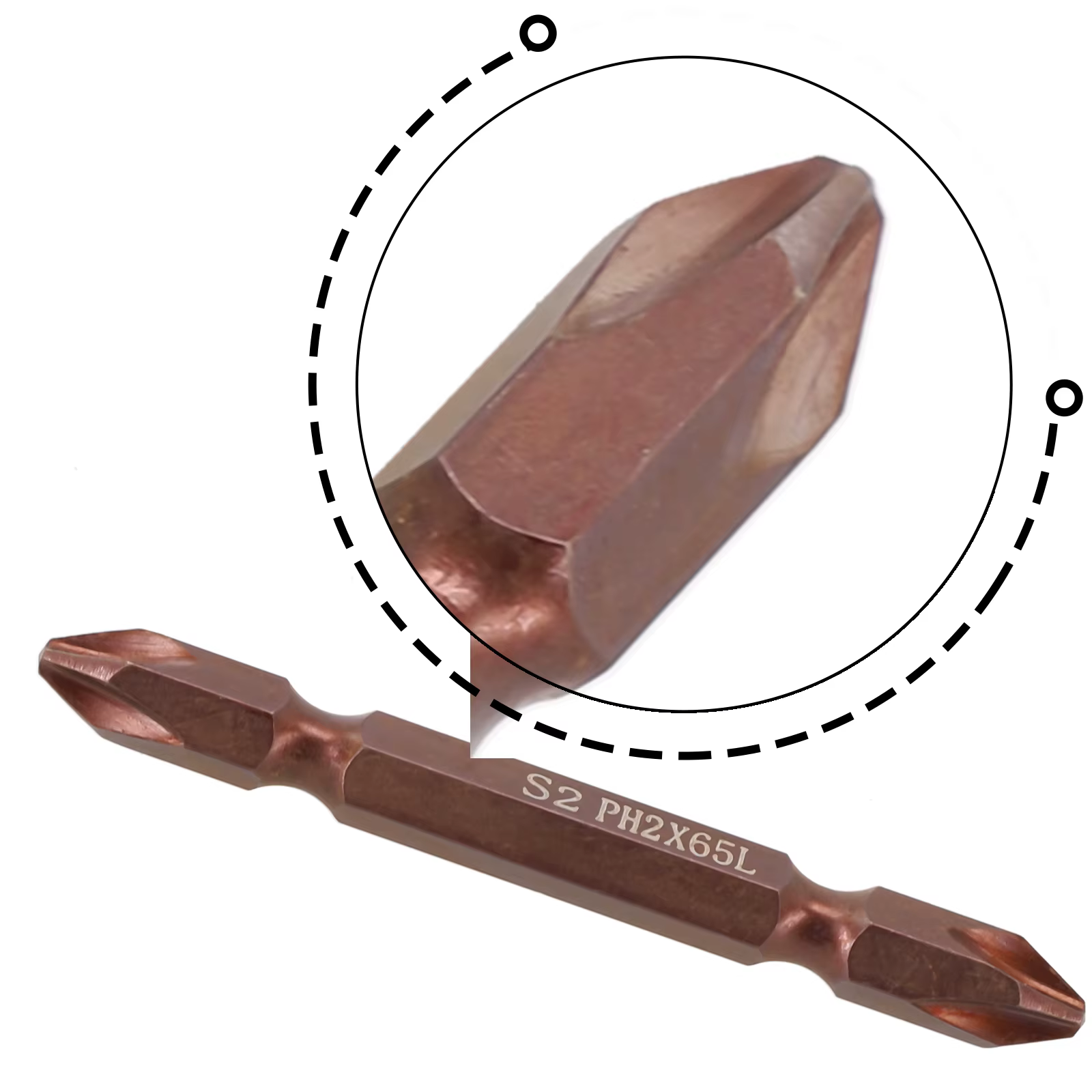 1/10 pièces PH2 tournevis embout magnétique 1/4 ''tige hexagonale tournevis cruciforme tournevis éle